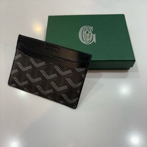 Goyard Black/Brown Card Holder
